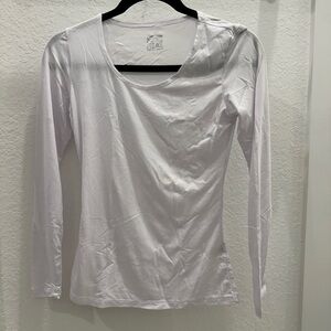 32 Degrees Women's Classic White Long Sleeve Tee
